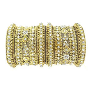 Factory Rates Good Quality Hand Crafted Wedding Chudiyan <b>Sets</b> Women Bridal Bangles Wedding <b>Sets</b> at Low MOQ - Product Image 6