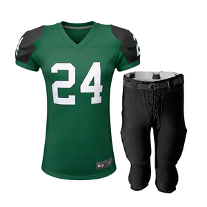 Maillot de football américain professionnel pour adultes en gros, uniforme de match, 260GSM polyester, vêtements de sport compétitifs - Product Image 1