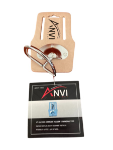 VT personalizado cuero genuino martillo oscilante soporte herramienta cinturón anillo ANVI1005 diseñado para trabajadores de la construcción - Product Image 3