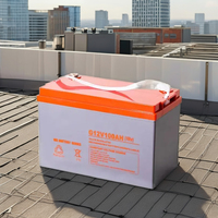 Nouvelle conception Batterie solaire AGM Gel à décharge profonde 12V 100Ah 2400Wh 21,5KG pour appareils électroménagers et systèmes de stockage d'énergie solaire