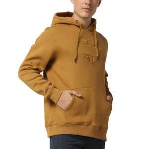 Sweat-shirts d'hiver pour hommes en tissu de coton premium épais avec logo 3D en relief sur le devant, coupe oversize, écologiques et respirants - Product Image 1