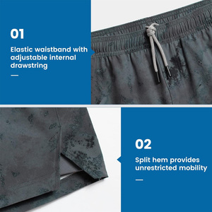 Pantalones cortos de hombre con estampado personalizado de tela transpirable diseño OEM ideal para eventos deportivos de moda y regalos - Product Image 2