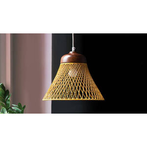 Lámpara colgante decorativa para el hogar de diseño de lujo, accesorios de iluminación, luz colgante de bambú creativa al por mayor a precio asequible - Product Image 4