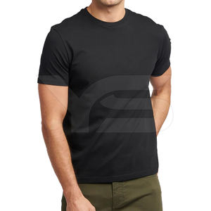 Camiseta informal de algodón orgánico 100% para hombre, 220 gramos, patrón sólido, serigrafía, Jersey teñido liso en blanco, no tejido - Product Image 6