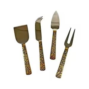 Hot Selling Stainless Steel <b>Antique</b> Design Set Knives Custom Color Handle Dishwasher <b>Safe</b> Eco-Friendly Stylish Tabletop Use - Product Image 1
