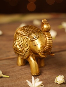 Figurine d'art Nandi en laiton exquis, sculpture artistique pour la maison, le temple, le bureau, décoration d'ambiance, pièce d'art artisanale de qualité supérieure - Product Image 2