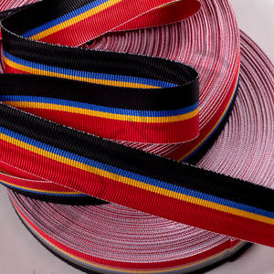 Pakistán fabricante al por mayor 100% seda grogrén tela ceremonial Moire medalla cinta cintas para la venta medalla cinta 2025 - Product Image 6