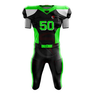 ชุดเครื่องแบบอเมริกันฟุตบอล OEM-น้ำหนักเบาระบายอากาศได้ดี100% โพลีเอสเตอร์ปรับขนาดได้และมีสไตล์ - Product Image 1