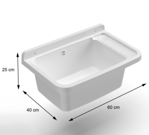 อ่างล้างมือทำจากเรซิน PP ทนทานต่อสภาพอากาศทนทานต่อสภาพอากาศ - Product Image 2