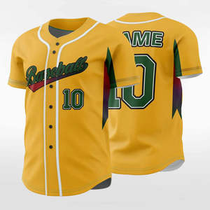 Maillots de baseball 100% polyester respirants à séchage rapide sublimés avec impression de logo personnalisé vêtements de softball maillot de baseball vierge unisexe - Product Image 6