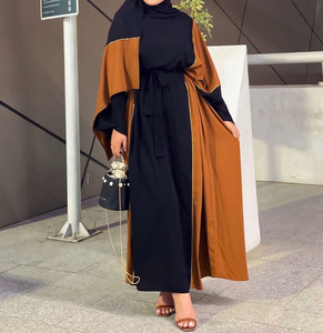 Abayas d'hiver formelles USA pour les événements spéciaux et abayas d'hiver élégantes pour les occasions en plein air Tissu Nida de haute qualité - Product Image 3