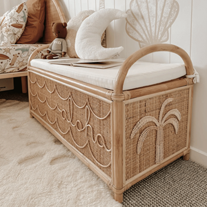 Panier en rotin tendance pour le rangement des jouets d'enfants, panier de rangement pour jouets d'enfants, décoration d'intérieur, meubles en gros en provenance du Vietnam - Product Image 2