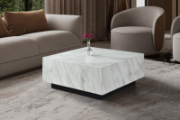 Table basse en marbre de Malaisie matériau ECC moderne personnalisé de luxe résistant aux taches de chaleur ECO CT 7036 Design bureau à domicile