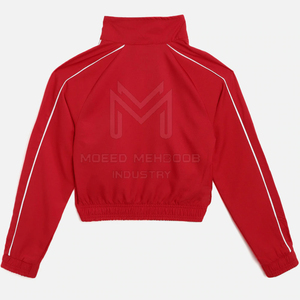 Top de poliéster de algodón informal sólido personalizable con cremallera para niños pequeños, diseño de chándal para correr para tu pequeño - Product Image 3