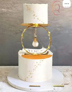 Elegante Soporte para Pastel de Metal con Acabado Liso, Agrega Encanto a la Presentación del Pastel - Product Image 3