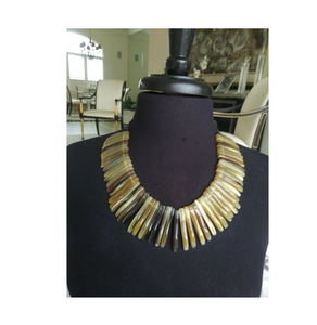 ขายดีสร้อยคอเขาควายทำด้วยมือเขาธรรมชาติเครื่องประดับแฟชั่นคุณภาพสูงสร้อยคอเขาควาย - Product Image 5