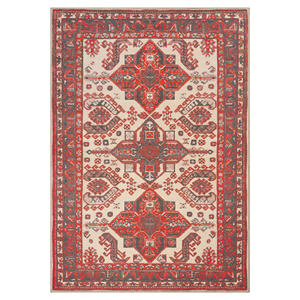 Tapis de style uni tissé Adiva pour la maison en coton turc lavable avec support en polyester antidérapant pour salon et chambre à coucher - Product Image 1