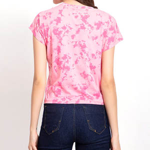 Ropa de calle de algodón pesado gráfico Vintage lavado ácido camiseta de gran tamaño mujeres hecho en Pakistán 100% algodón Camisetas hechas a medida - Product Image 5