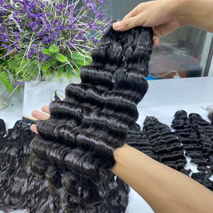 มัดผมชาวพม่าแบบหลวมธรรมชาติไม่ผ่านกระบวนการผมตรงและเป็นลอน - Product Image 2