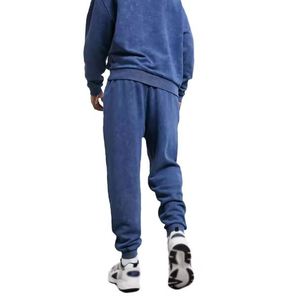 ชุดวอร์มผู้ชายแบบขายส่ง พิมพ์ลายตามสั่ง ผ้าฝ้ายฟลีซ 100% เป็นมิตรกับสิ่งแวดล้อม มีฮู้ด สวมใส่สบายๆ สำหรับกิจกรรมกลางแจ้ง ลายเรียบ ใช้ได้ในฤดูหนาว - Product Image 2