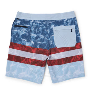 กางเกงว่ายน้ำขาสั้นสำหรับผู้ชาย,กางเกงชายหาดขาสั้นสีล้วนแบบเรียบง่าย - Product Image 2