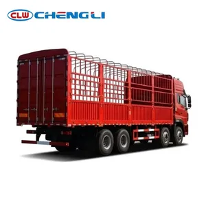 รถบรรทุกพื้นเรียบอเนกประสงค์ Clw 8x4 สำหรับขนส่งสินค้าอุตสาหกรรมและก่อสร้าง ราคาโรงงาน - Product Image 4