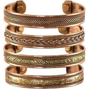 กำไลโลหะทองเหลืองดีไซน์เนอร์ งานฝีมือสไตล์ชาติพันธุ์สำหรับผู้หญิง จำหน่ายส่งจากจีน งานประติมากรรมสมัยใหม่ - Product Image 2