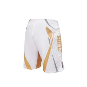 Pantalones Cortos de MMA GREEN HILL 2023, Diseño Personalizado, Ropa Deportiva Blanca, Elástica, para Entrenamiento de Combate, Gimnasio, Técnica de Sublimación, Lavada - Product Image 3