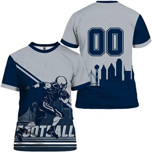 Camiseta gráfica final de fútbol americano 2024 para hombre, ropa de manga corta con nombre personalizado para fanáticos, opción de talla grande diseñada para estadounidenses - Product Image 1