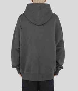 Sweats à capuche et sweat-shirts pour hommes en éponge française de haute qualité sweat à capuche hip hop personnalisé pour hommes - Product Image 3