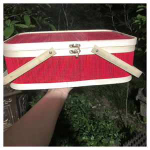 Panier-cadeau en bambou, placage de bambou de qualité supérieure avec poignée pour coffrets cadeaux de luxe, emballage pour thé et café, fabriqué au Vietnam - Product Image 5