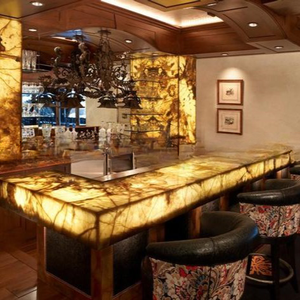 ขายส่งเคาน์เตอร์ครัวห้องน้ำหินออนิกซ์คุณภาพพรีเมียม เคาน์เตอร์ออนิกซ์ออกแบบตามสั่ง ราคาดีที่สุดจากโรงงาน - Product Image 6