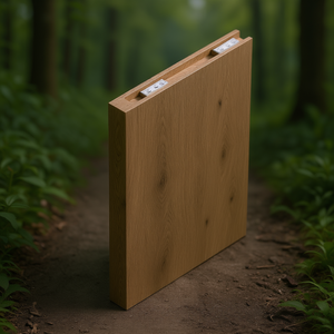 Mobile da Bagno Verticale Koricini H 30 cm in Legno di Quercia Fossile - Product Image 3