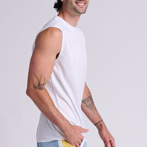 Haute Qualité Fitness Musculation Gym Formation Débardeurs En Gros Hommes Casual Côtelé Coton Élastique Tricoté Gilet Pour Hommes - Product Image 6