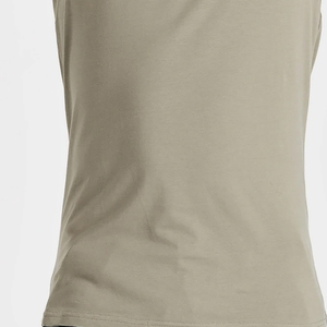 Suministro directo de fábrica Camiseta sin mangas de color sólido para hombres Camiseta sin mangas de gimnasio transpirable de alta calidad para hombres - Product Image 5