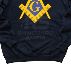 Sudadera Masónica para Hombre, Sudadera con Capucha de Francmasonería con Símbolo de Compás y Escuadra, Sudadera con Capucha Masónica para Hombre - Product Image 3