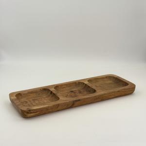 Plato de Servir de Estilo Moderno con Acabado Natural en Madera de Acacia para Mesa, Ideal para Bodas, Fiestas, Hogar y Restaurantes - Product Image 4