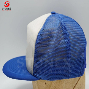 Custom Cotton Material <b>Summer</b> With Sports Plain Logo Embroidery Adjustable Trucker <b>Hat</b> For Unisex - Product Image 2