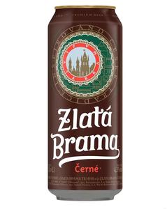 Cerveza Oscura Estilo Checo Zlata Brama Pasteurizada, Lata de 0.5L, 4.7% ABV, Ucrania - Product Image 1