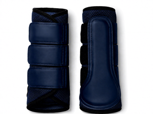 Bottes de brossage noires avec maille 3D et zone de protection en cuir synthétique. Protection aérée et à séchage rapide pour le travail quotidien - Product Image 2