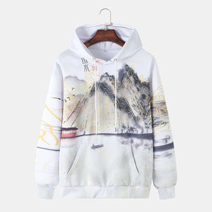 เสื้อสเวตเตอร์แบบสวมศีรษะสำหรับฤดูหนาวขนาดใหญ่สำหรับทุกเพศเสื้อกันหนาวมีฮู้ดผ้าฟลีซสีพื้นผ้าโพลีเอสเตอร์สำหรับผู้ชายไซส์ใหญ่พิเศษออกแบบได้ตามที่ต้องการ - Product Image 1