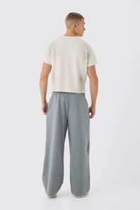 Servicio OEM personalizado de gran tamaño de algodón pesado de los hombres nuevos básicos Premium negro Jogger pantalones al por mayor oferta tendencia 2024 calidad - Product Image 3