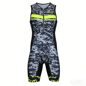 Traje de Triatlón Personalizado al por Mayor con Logotipo Impreso, de Secado Rápido y Transpirable para Triatletas Aficionados, Traje de Ciclismo - Product Image 2