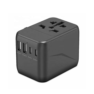Giá tốt! Phổ du lịch trên toàn thế giới Adapter với 2usb-a cộng với 2usb-c, cho amazon, bán lẻ - Product Image 3