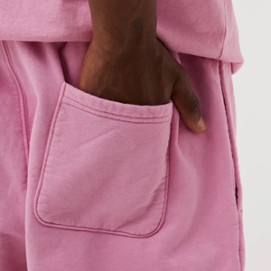 Short à logo personnalisé en polyester 100% coton pour hommes Poches à motif solide à séchage rapide Tenue décontractée - Product Image 6