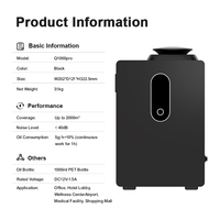 Diffuseur d'arômes automatique pour hôtels, centres SPA, bureaux et bâtiments commerciaux, avec système HVAC, fabrication OEM