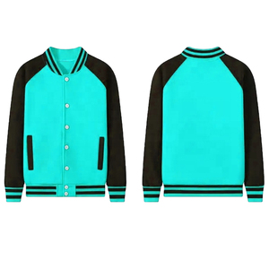Winter Style for Men and <b>Women</b> Stand Collar Custom Bulk Wholesale Unisex Polyester Varsity <b>Jacket</b> High Quality Casual - Product Image 5