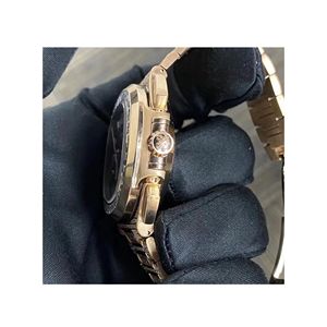 Nouvelle montre de diamant de laboratoire DEF glacé de haute qualité incolore diamant Style Hip Hop automatique manuel mécanique affaires - Product Image 3