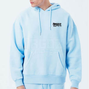 Sudaderas Extra Grandes Personalizadas de Alta Calidad para Hombre, 100% Algodón, Sólidas, Transpirables para Invierno, Colores Personalizados - Product Image 3