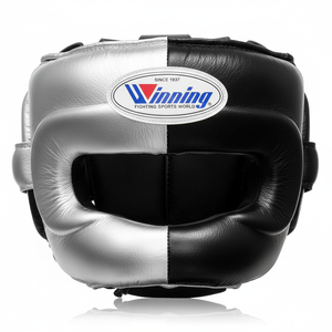 Protection intégrale de la tête en cuir de qualité supérieure, confortable, respirante, personnalisable, pour la boxe, par un fabricant professionnel. - Product Image 4